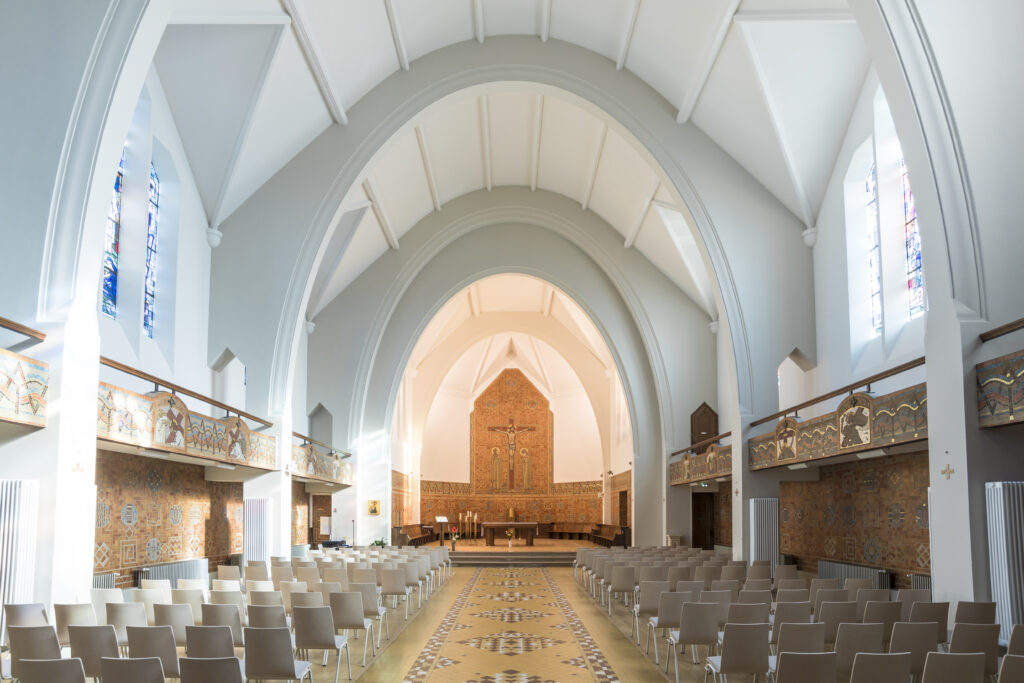Vue de l'intérieur de la Chapelle